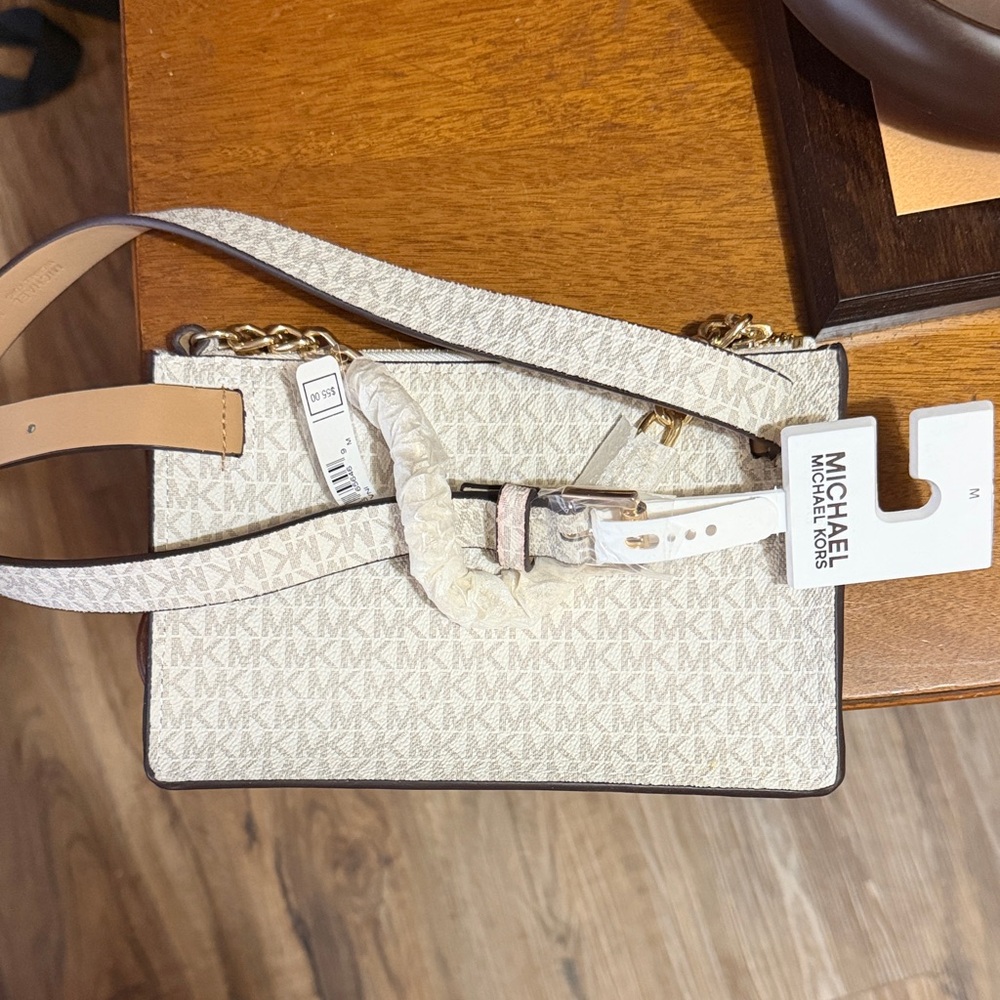 Michael Kors Cream Crossbody Bag